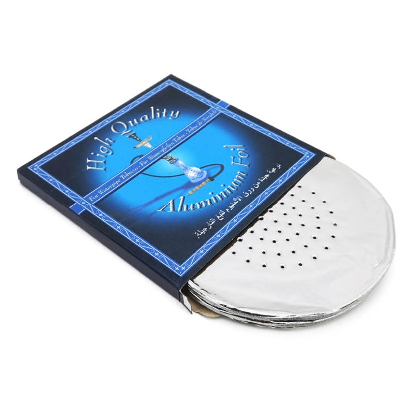 Premium Pre-Punched Hookah Foils - Effortless Setup for the Perfect Smoke - ChargeItShisha